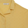 Shockwave Linen Cotton Drop Shoulder Blouse - Yellow