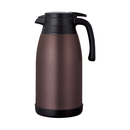 ZOJIRUSHI 1.9L Stainless Steel Handy Flask - Brown