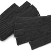 Freeze Zone Wool Blend Half Finger Gloves - Black