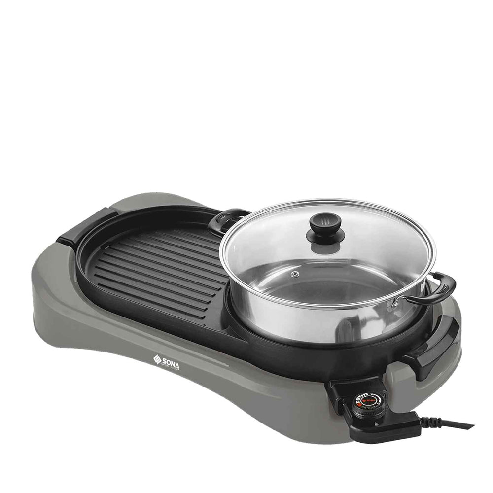 SONA Electric Steam Boat with BBQ Grill (SHG2752)