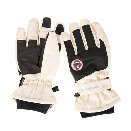 TRAVEL ESSENTIALS Ski Gloves - Cream
