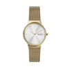 SKAGEN Freja Two-Hand Gold Stainless Steel Mesh Watch