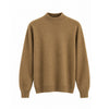 FREEZE ZONE Women's 100% Wool Mock-Neck Sweater - Brown