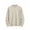 FREEZE ZONE Women's 100% Wool Mock-Neck Sweater - Cream