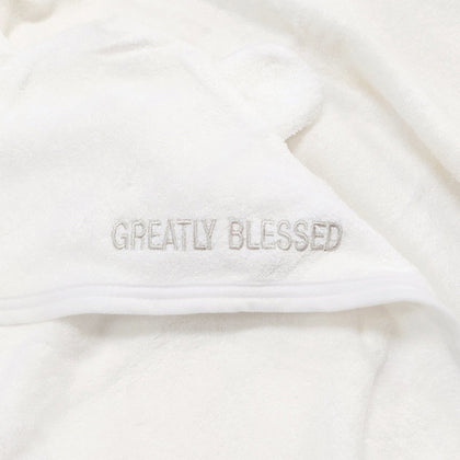 Simply Life Premium Baby Embroidered Hooded Bamboo Towel (SLTW-HBLESSED)
