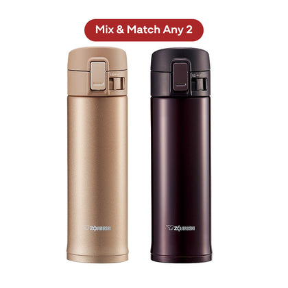 [Mix & Match Any 2] ZOJIRUSHI 0.36L Stainless Steel Bottle