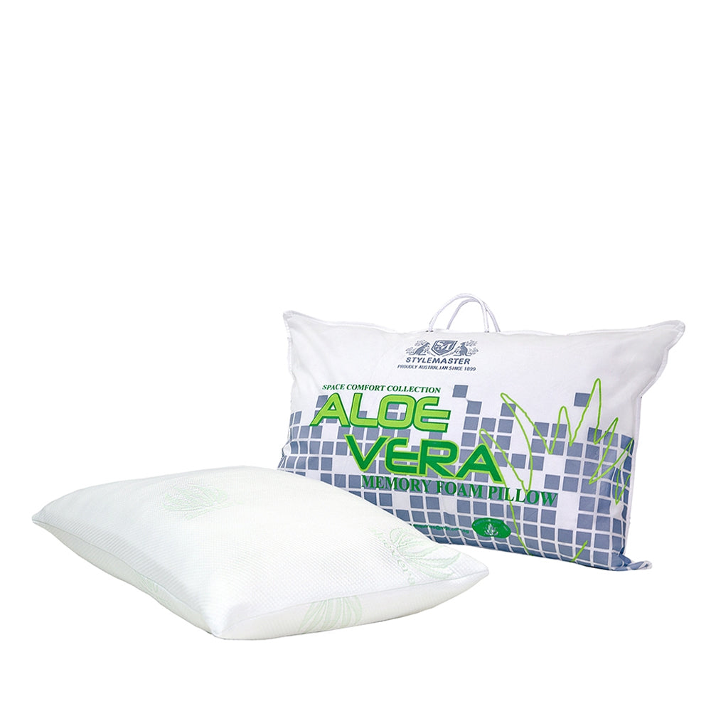 STYLEMASTER Space Comfort Aloe Vera Memory Foam Pillow