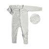 Simply Life TENCEL™ Modal - Sleepsuits long-sleeved zipper with folded mittens & footie (SMWR-39HG)