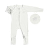 Simply Life TENCEL™ Modal - Sleepsuits long-sleeved zipper with folded mittens & footie (SMWR-39PW)