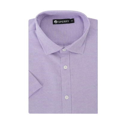 Sperry Short-Sleeved Woven Shirt - Purple