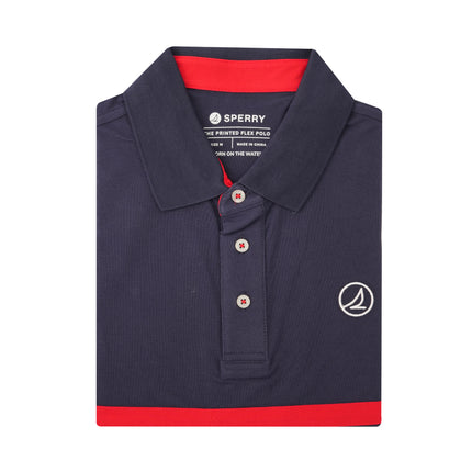 Sperry Short Sleeved Polo - Navy