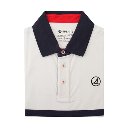 Sperry Short Sleeved Polo - White