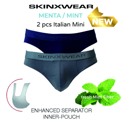 SKINXWEAR Mini Briefs (2-pcs pack) - Assorted Colours