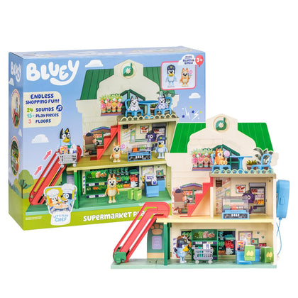 BLUEY Let's Play Chef Supermarket Playset