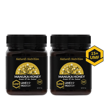 Nature's Nutrition Manuka UMF 15+ 1kg - Bundle of 2