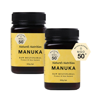 Nature's Nutrition Manuka MGO 50+ 500g - Bundle of 2