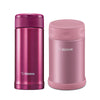 ZOJIRUSHI 0.35l Stainless Steel Vacuum Mug + 0.5L Stainless Steel Food Jar - Pink