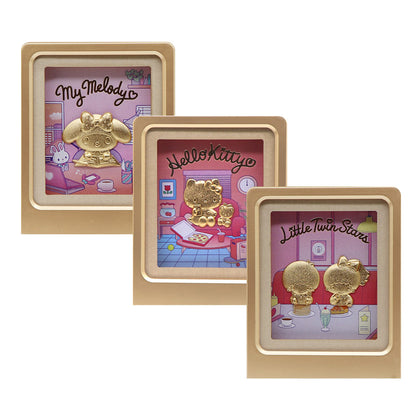 [The Singapore Mint SG60 Exclusive] Sanrio City Pop Collection 24K Gold Foil Frame Gift Set