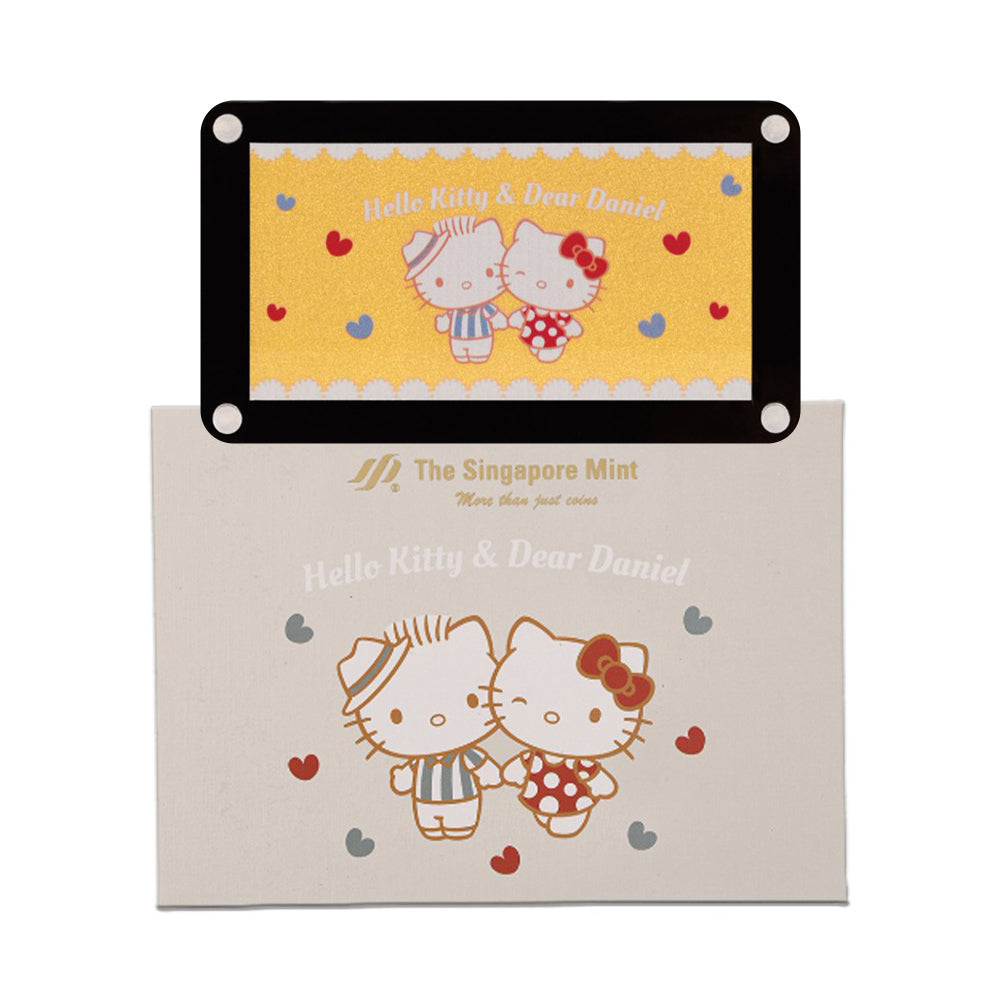 [The Singapore Mint] Sanrio 24K Gold Foil Magnet - Hello Kitty & Dear Daniel / My Melody / Little Twin Stars