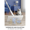 Smart Living Multi-Grip Flat Mop with 2 Microfibre Cloths - Dark Grey