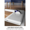 Smart Living Multi-Grip Flat Mop with 2 Microfibre Cloths - Dark Grey