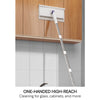 Smart Living Multi-Grip Flat Mop with 2 Microfibre Cloths - Dark Grey