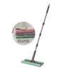 Smart Living Multi-Grip Flat Mop with 2 Microfibre Cloths - Dark Grey