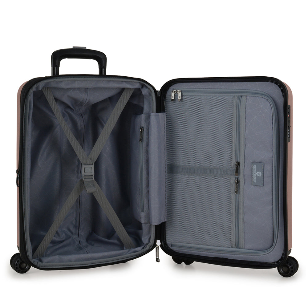 TRAVELER'S CHOICE 21" Cyclone Wheels Expandable Hard Case Spinner Wa