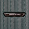 Traveler's Choice 21” + 25" San Severo Cyclone Wheels Expandable Hardcase Spinner - Dark Cyan