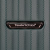 TRAVELER'S CHOICE 3-pc Bundle Set San Severo Cyclone Wheels Hard Case Spinner - Dark Cyan