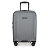 TRAVELER'S CHOICE 3-pc Bundle Set San Severo Cyclone Wheels Hard Case Spinner - Grey