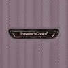 TRAVELER'S CHOICE 3-pc Bundle Set San Severo Cyclone Wheels Hard Case Spinner - Orchid