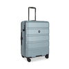 [ONLINE EXCLUSIVE] TRAVELER’S CHOICE TC09247 25" Cyclone Wheels Hard Case Spinner Luggage - Expandable, Anti-Theft Zipper, TSA Lock – Granite Green