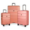 [ONLINE EXCLUSIVE] TRAVELER’S CHOICE TC09247 21" Cyclone Wheels Hard Case Spinner Luggage - Expandable, Anti-Theft Zipper, TSA Lock – Rum Caramel