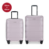 Traveler's Choice 52cm+62cm HEIDELBERG Expandable Hardcase Spinner - Pink