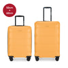 Traveler's Choice 52cm+62cm HEIDELBERG Expandable Hardcase Spinner - Yellow