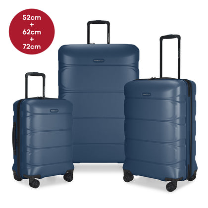 Traveler's Choice HEIDELBERG Expandable Hardcase Spinner (Bundle of 3) - Navy
