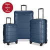 Traveler's Choice HEIDELBERG Expandable Hardcase Spinner (Bundle of 3) - Navy