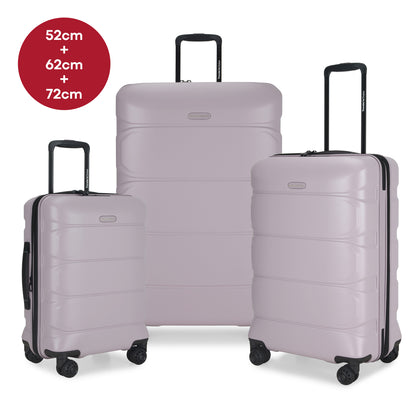 Traveler's Choice HEIDELBERG Expandable Hardcase Spinner (Bundle of 3) - Pink
