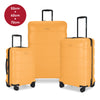 Traveler's Choice HEIDELBERG Expandable Hardcase Spinner (Bundle of 3) - Yellow