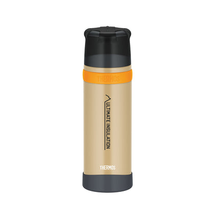 Thermos 750ml Stainless Steel Mountain Bottle with Cup - Sand Beige