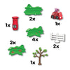Fun Toy Peppa's Little Red Car Set