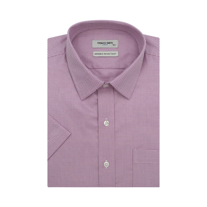 Thomas Smith Short-Sleeved Shirt - Violet