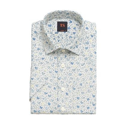Thomas Smith Short-Sleeved Shirt - White