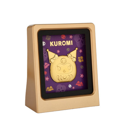 [The Singapore Mint] Sanrio Daruma Kuromi 24K Gold Foil in Frame