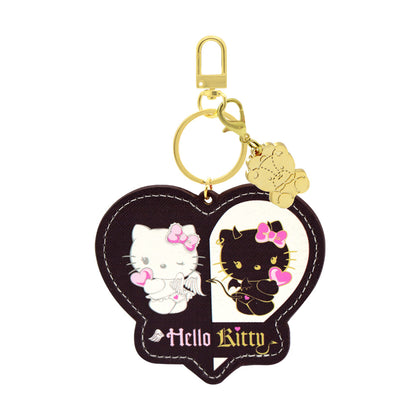 The Singapore Mint Sanrio Dark & Light Hearts Hello Kitty Bag Charm with 24K Gold-Plated Charm