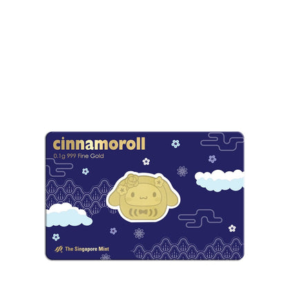 [The Singapore Mint] Sanrio Daruma Cinnamoroll 0.1g 999 Fine Gold Bar