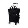 TRAVEL TIME Backpack with Detachable Trolley - Black