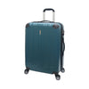 Travel Time 29"Double-Wheel Expandable Hard Case Spinner double coil zipper with TSA Lock - Blue