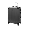 Travel Time 29"Double-Wheel Expandable Hard Case Spinner double coil zipper with TSA Lock - Grey